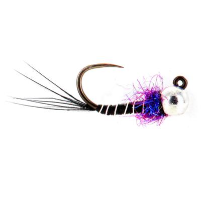 Jig Blue Black Silver Barbless