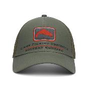 Trout Icon Trucker Smokey Olive