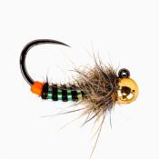 Jig Flash Hares'ear orange Tag