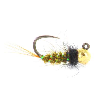 Jig Rib Olive Black Barbless