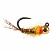Jig Peasant orange Light Barbless