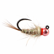Jig Hare's ear White Pink Barbless